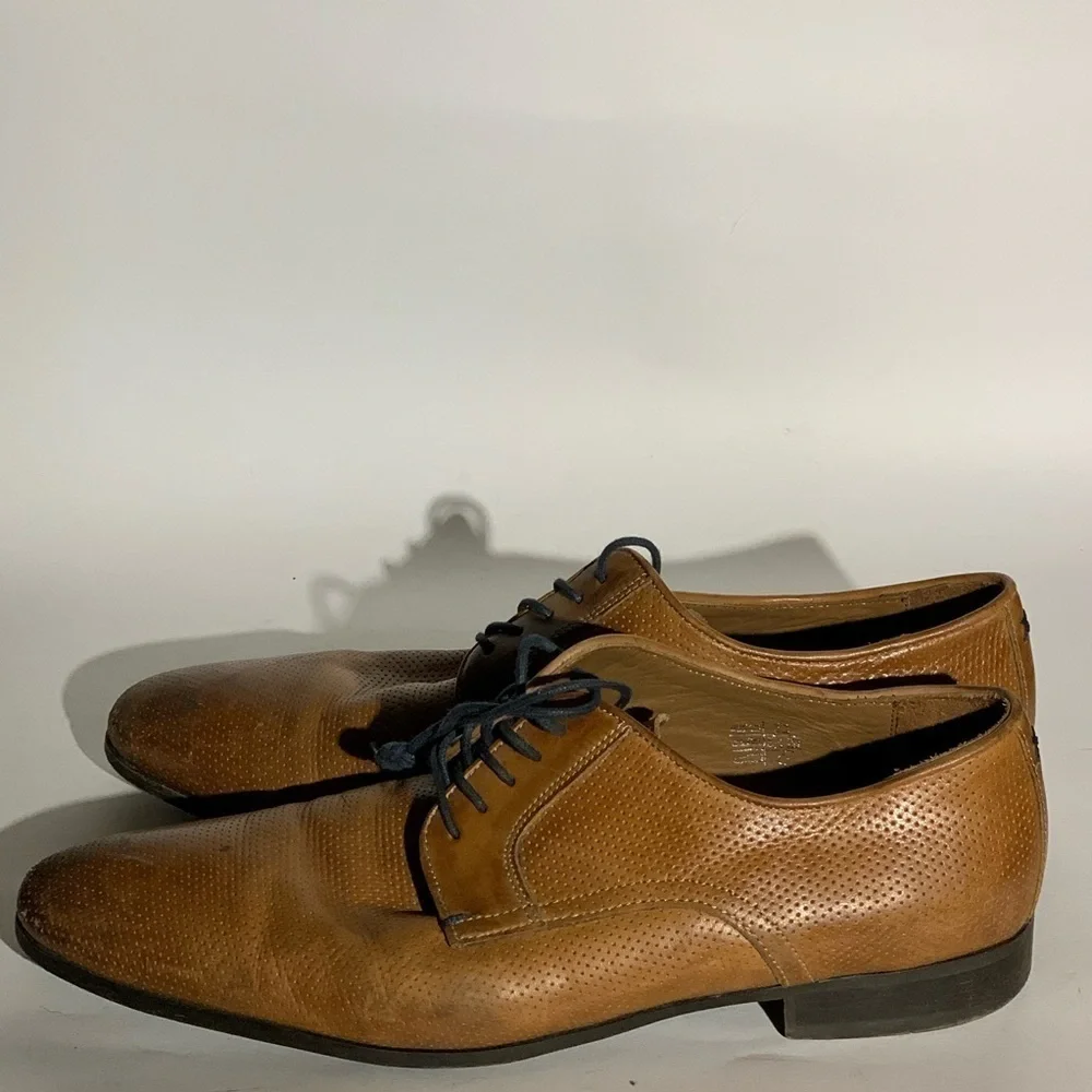Aldo brown leather shoes size 10.5 mens
